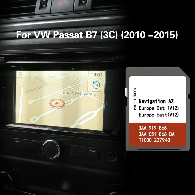 

Support for VW Passat B7 (3C) (2010 -2015) AZ V12 EAST Cover Moldova Lithuania Navi SD Card