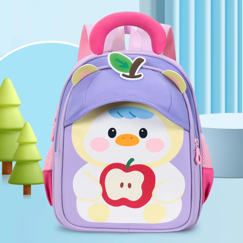 Ransel Balita Paus Beruang Pelaut Kartun Lucu Tas Sekolah TK Ringan Tas Ransel Perjalanan Luar Ruangan Anak Laki-laki Perempuan