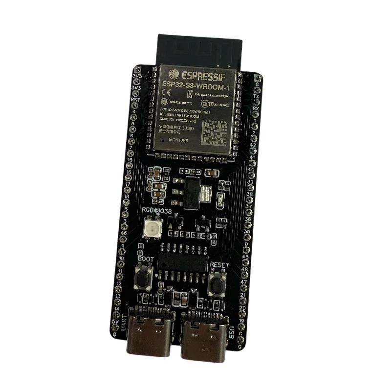 ESP32-S3-DevKitC-1 usado por Type-C com driver USB CH340C para ESP32-S3-WROOM-1-N16R8 ESP32-S3