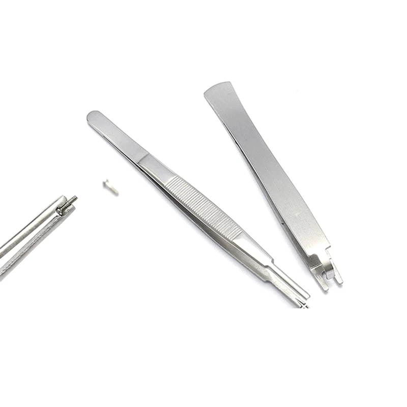 

【Новинка】инструмент для установки носовой подушечки для очков, профессиональный винт для очков, пинцет, обработка очков, зажимы из нержавеющей стали