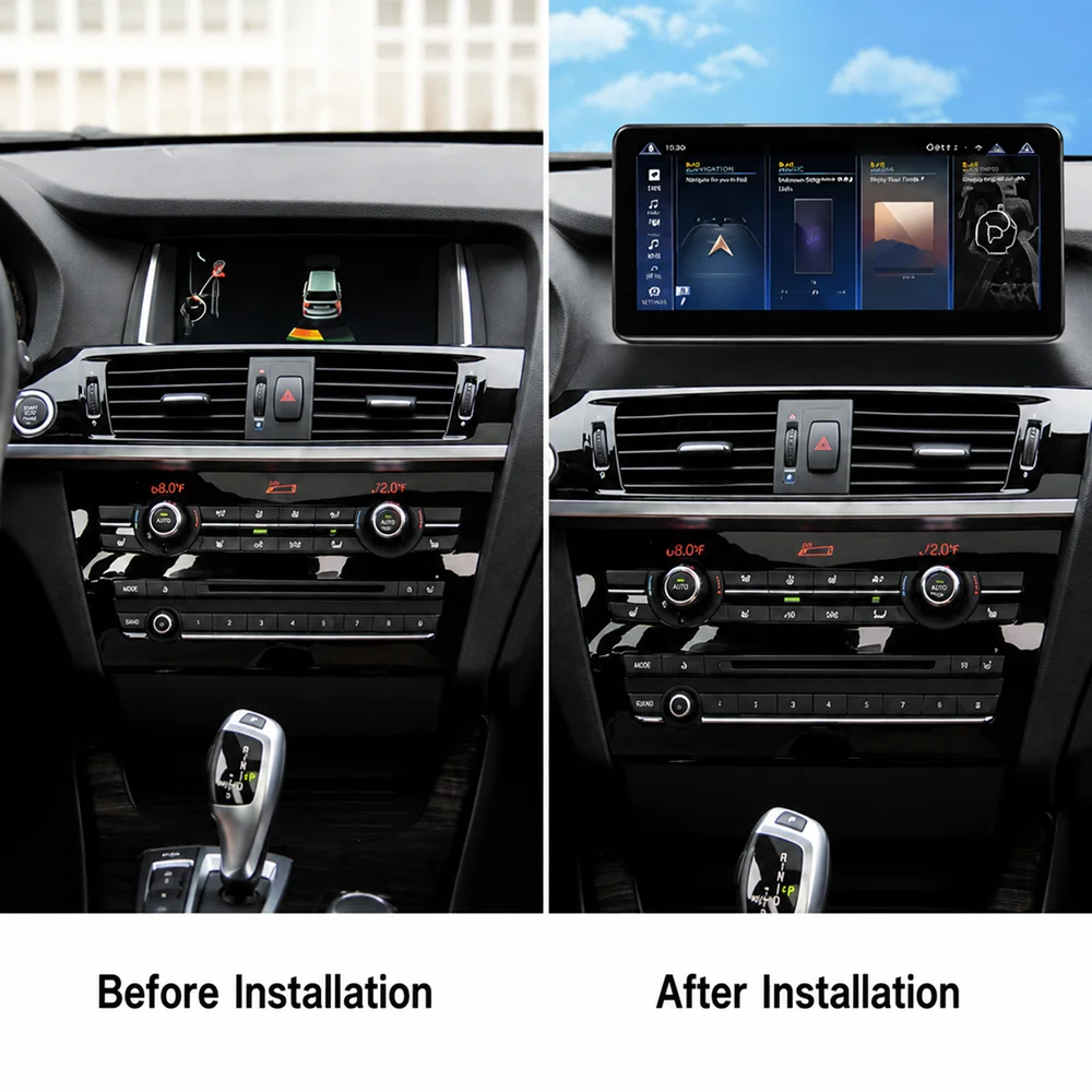 12.3Inch Android Car Navigation for BMW X3 F25 X4 F26 2014-2017, NBT System Version, HD IPS Display, Plug and Play