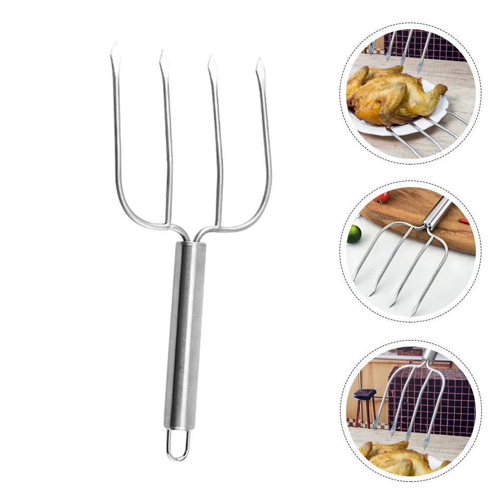 

Stainless Steel Multi-Functional Camping Grilling For Picnic Outdoor Bbq Tool Portable Roasting Barbecue Skewer Grilling Sticks