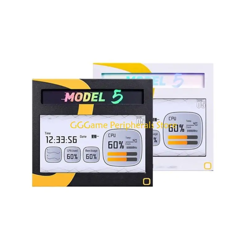 U55B 7inch LCD Screen Customizable Display Screen With USB Power And Data Transfer For Computer Case