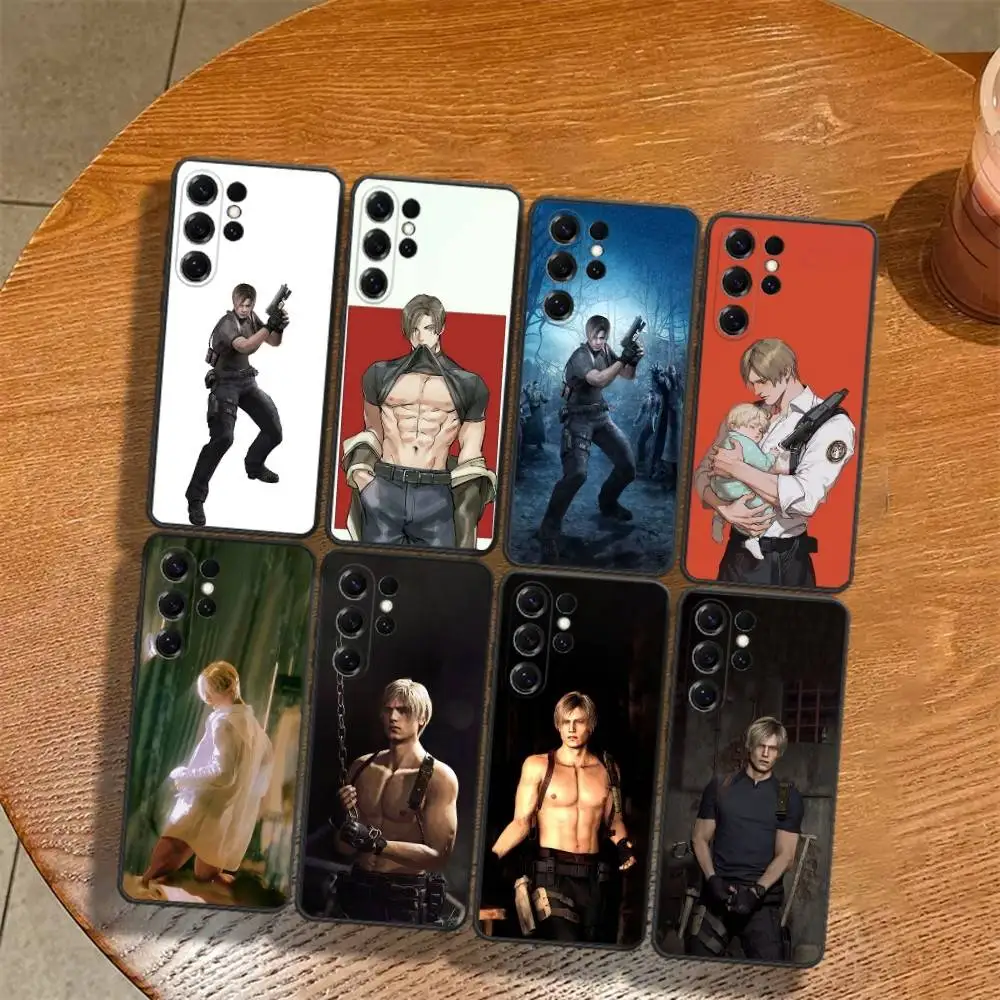 Leon k-Kennedy Phone Case for Samsung Galaxy S22,S24,S20,S25,S23,S30,S21,Ultra,Plus,Fe Fundas Matte