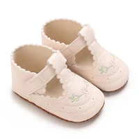 0-18M Baby Girl Princess Shoes Cute Printed Soft Cloth Bottom Anti slip Spring and Autumn Princess Shoes First Step Shoes 2