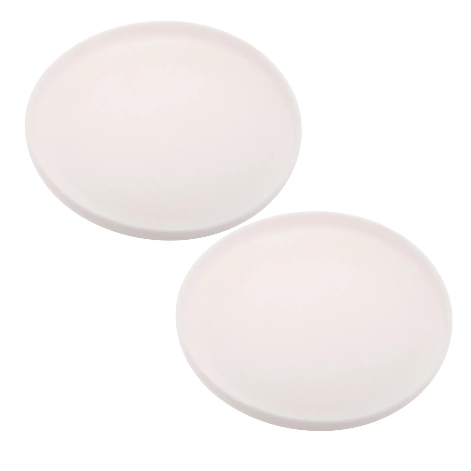 2Pcs Outdoor Flying Disc for Kids and Adults Reversible Flight Disk Blank DIY Painting Surface Sturdy Pe Material Backyard Party