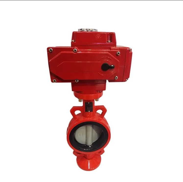 المحرك الكهربائي القناة الحديد رقاقة صمام الفراشة DN50-DN1200 Clt-05 Clt-10 Clt-16 Clt-30 Clt-60 Clt-125 Clt-250