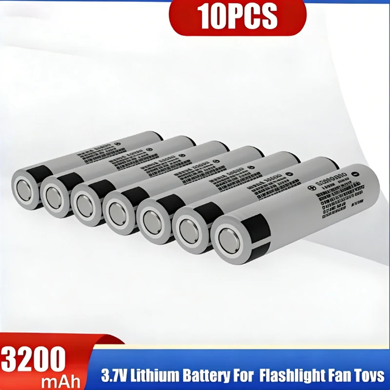 

⭐️ 2026 ️4-20 шт. 18650 NCR18650BD 10A 3.7V 3200 мАч Перезаряжаемая литиевая батарея для фонариков, часов, мощных фонарей, камер, вентиляторов
