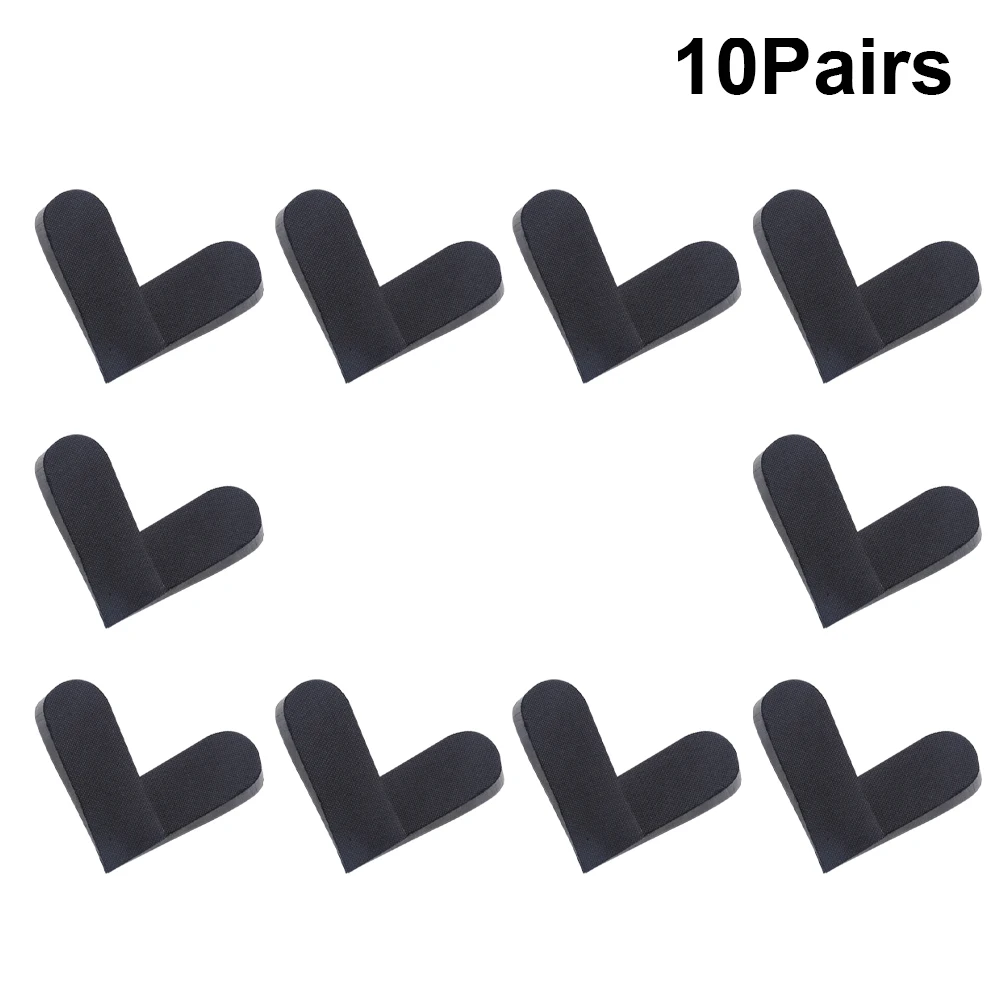 

20 Pairs Booster Pad Heel Lift Inserts Height Increase Shoe Invisible Insole Insoles Heightening Internal