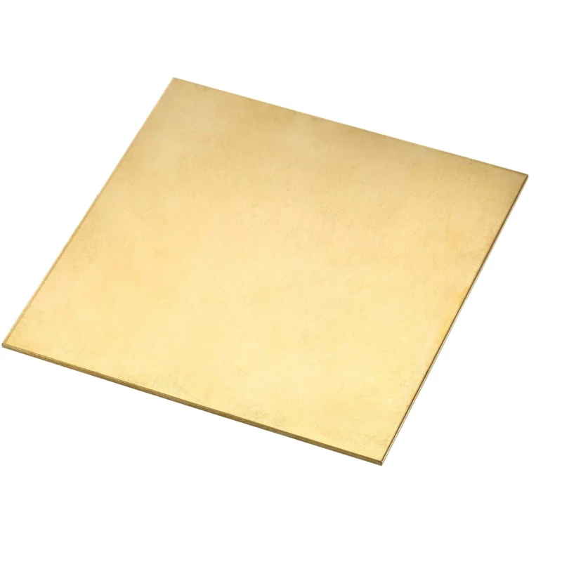 1 Piece of Brass Sheet Metal Cutting CNC Frame Model Mold DIY Thickness 0.1mm 0.5mm 1.5mm 2mm 3mm 4mm 6mm 8mm