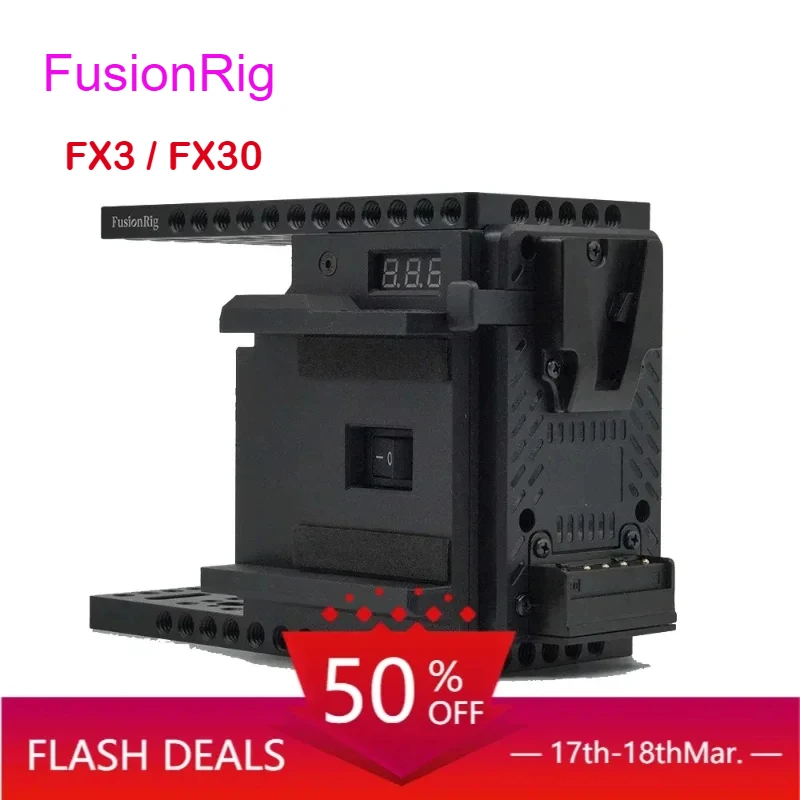 

FusionRig 2025 New For Sony FX3/FX30 Camera Cage Expansion Module cineback