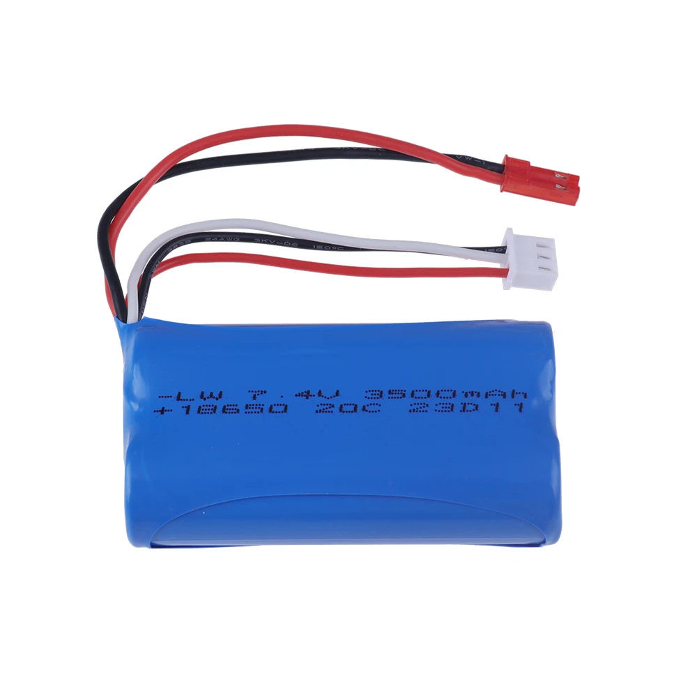 18650 akumulator litowo-jonowy 7.4V 3500mAh z wtyczka JST 2S do UDIRC UD1601 UD1602 UD1604 UD1607 SG1603 SG1604 RC pลaskie sportowe samochody