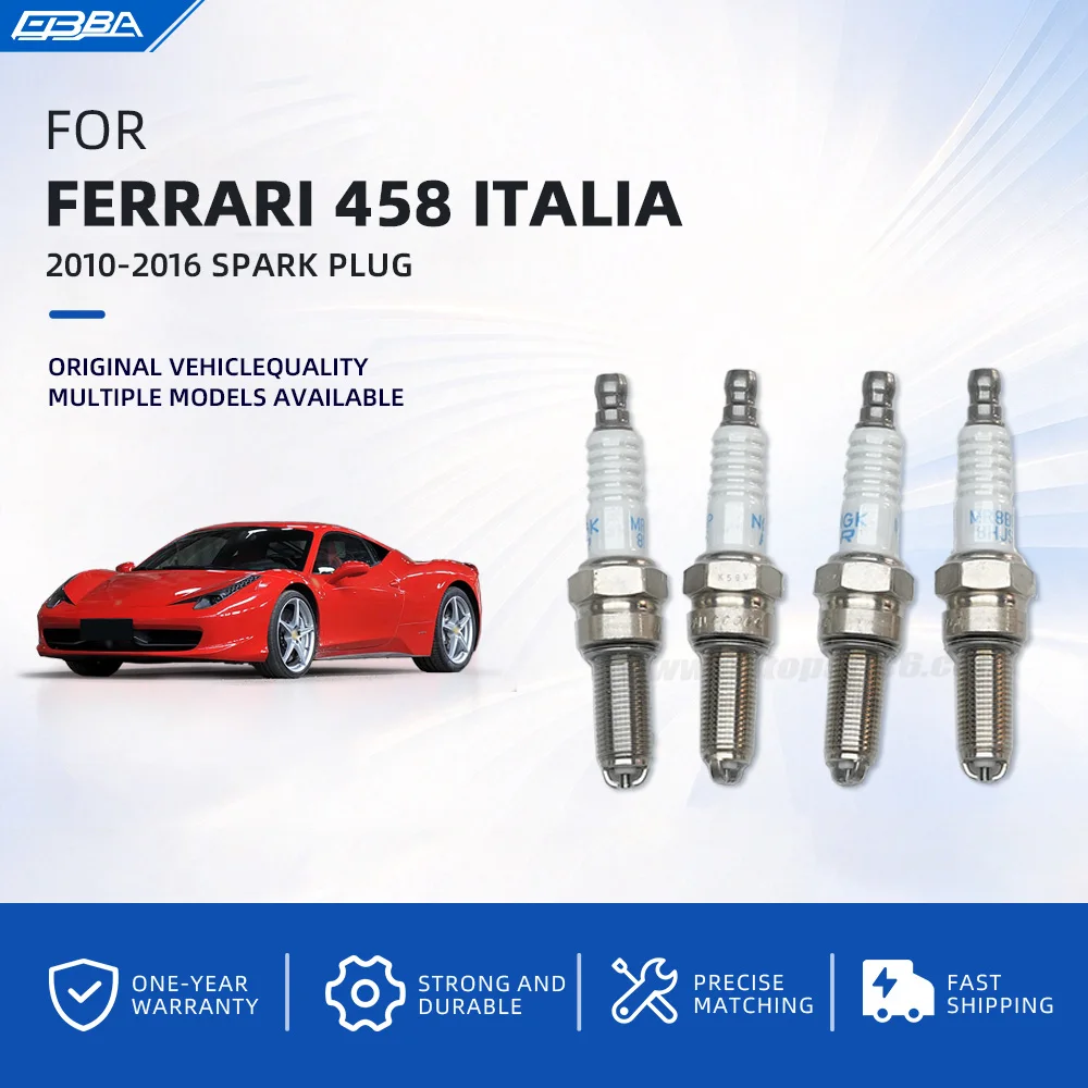 Spark Plug Set For Ferrari 458 Italia 2010-2016 OE 297423 Iridium Spark Plugs Engine Replacement Parts