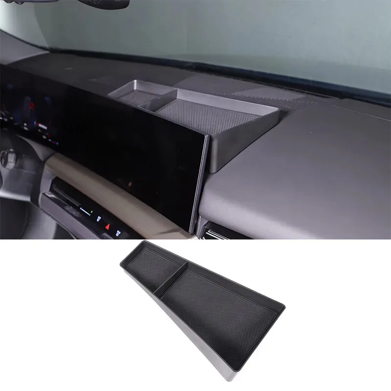 

For BMW 5 Series G60 2024 Car Central Control Navigation Screen Rear Storage Box Mobile Phone Tray Accessories