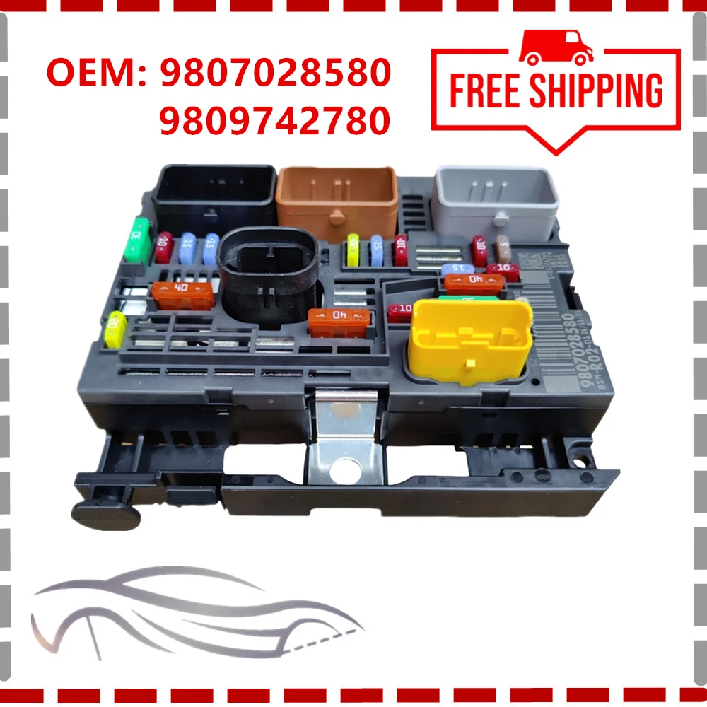 

9807028580 9809742780 R05 R02 R19 Fuse Box BSM Module for Peugeot 5008 407 3008 RCZ Citroen C4 Picasso C5 C6