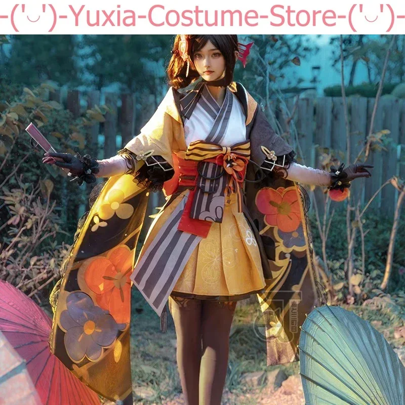 Genshin Impact Chiori Game Suit Elegant Lovely Kimono Cosplay Costume Halloween Carnival Party Role Play Outfit Women