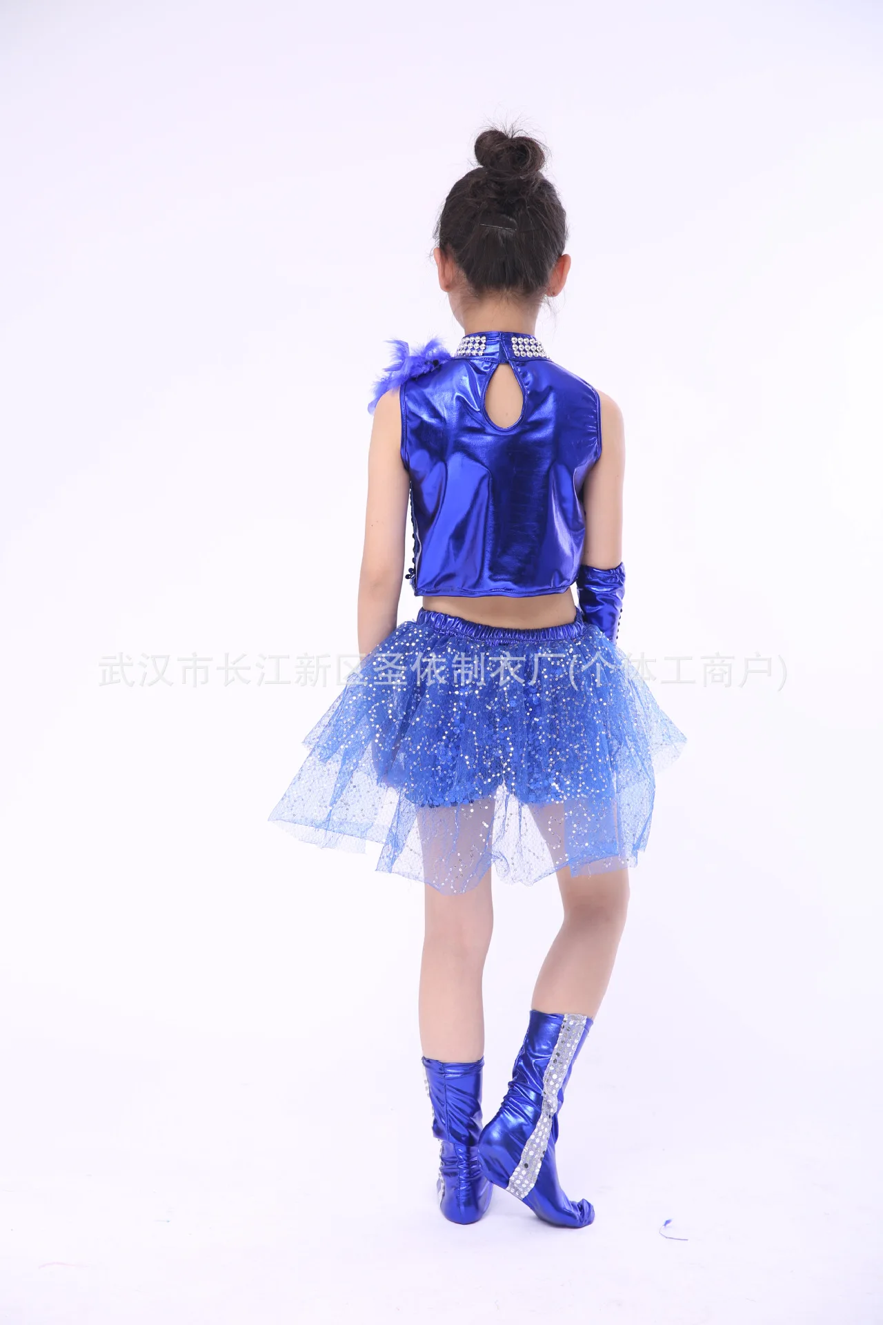 أزياء الجاز للأطفال أزياء رقص الفتيات رياض الأطفال الأولاد شارع الرقص الأطفال الترتر الرقص الحديث