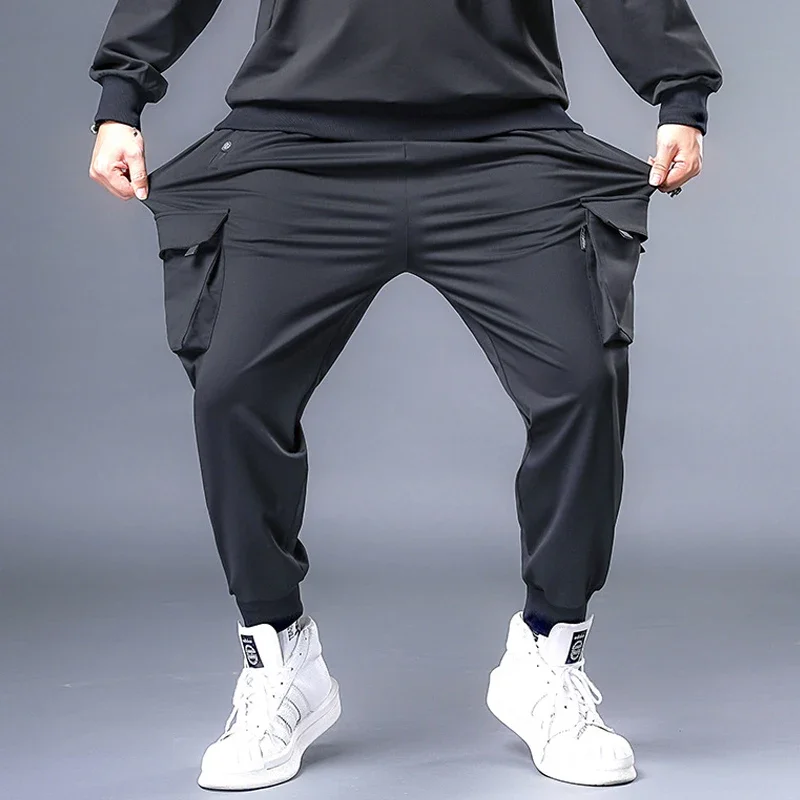 

Baggy Pants Men Hip Hop Streetwear Cargo Pant Big Size Sweatpants Male Jogger Oversize Fashion Trousers Plus Szie
