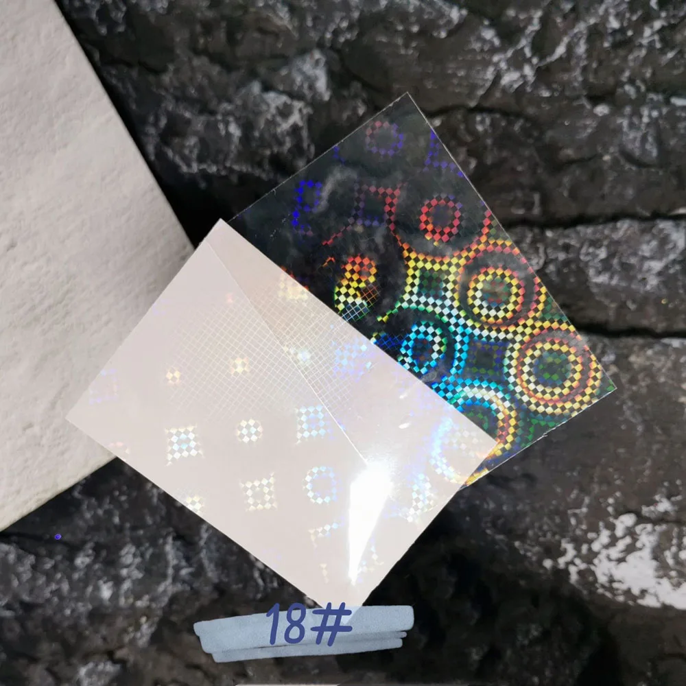 1 قطعة أورورا الليزر القلب مسمار الفن ملصق ثلاثية الأبعاد الثلاثية الأبعاد التدرج وامض الحب الزهور الثلج الهندسة ستار مسمار الشارات