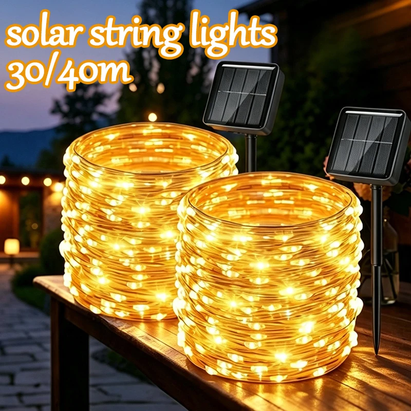 Smart Garden Light Camera - Guirnalda de Luces Solares para Exteriores,