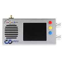 V1.15 TEF6686 Full Band FM/MW/Short Wave HF/LW Radio Receiver + 3.2inch LCD +5000MAH Battery + Metal Case + Speaker + Antenna