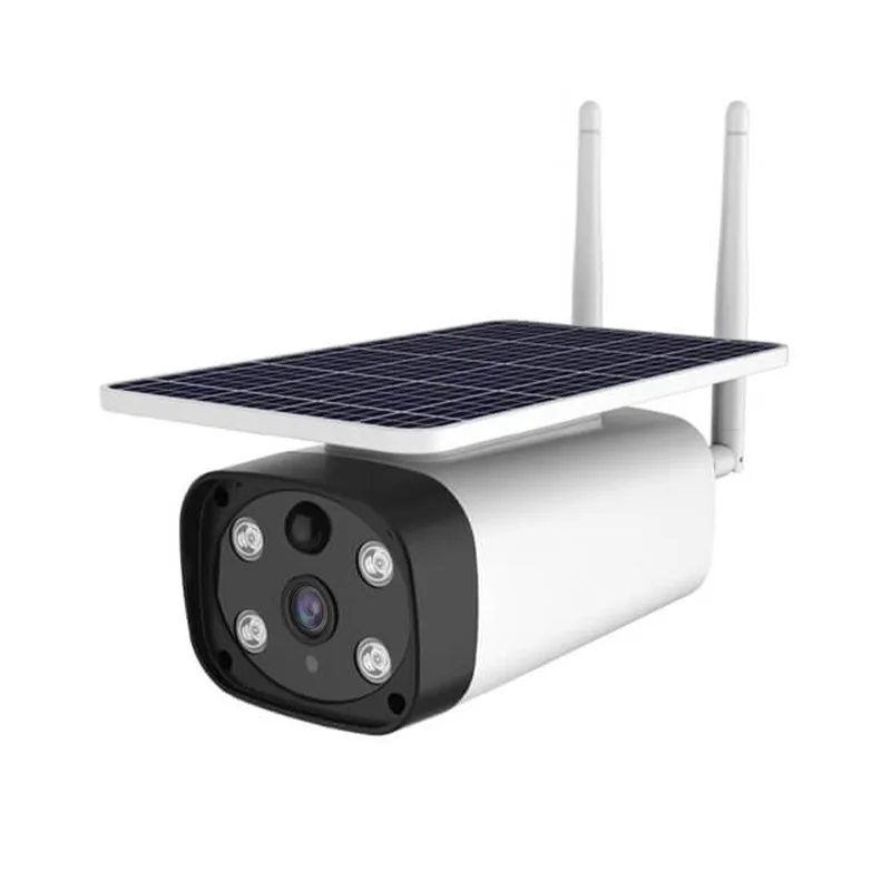 outdoor two-way audio  and live stream UBOX solar panel camera