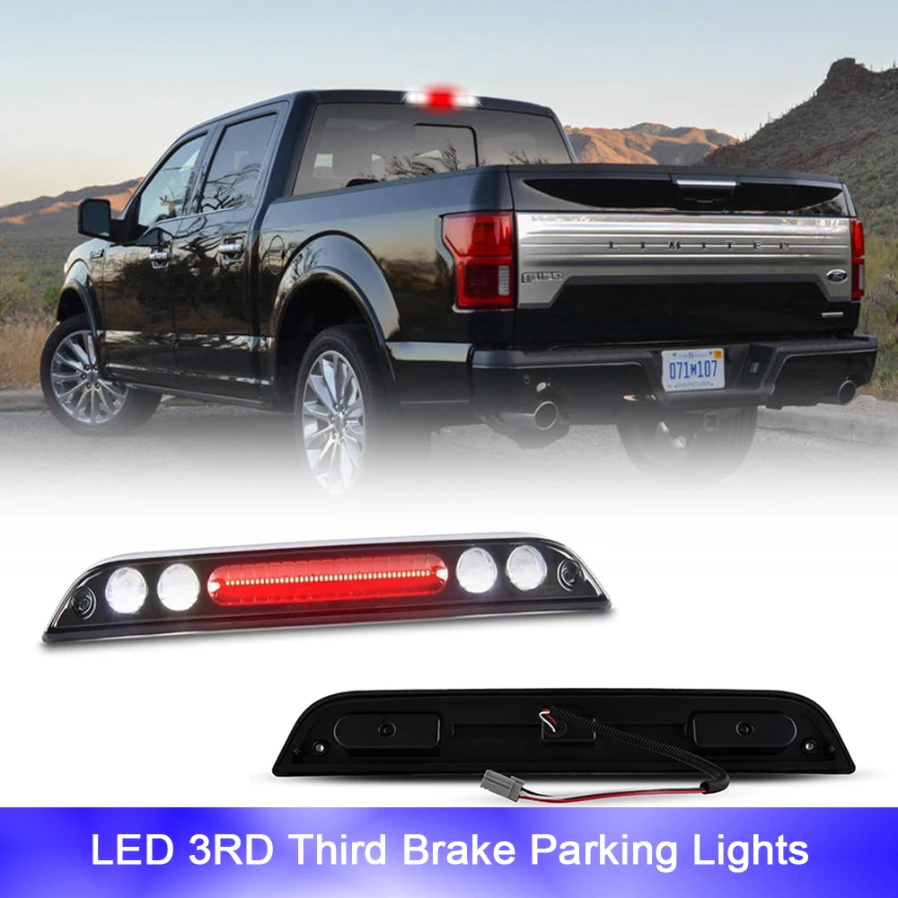 

For Ford F150 F250 F350 F450 Ranger Maverick LED 3RD Third Brake Light Reverse Cargo Bed Parking Lamps Canbus OEM FL3Z13A613C