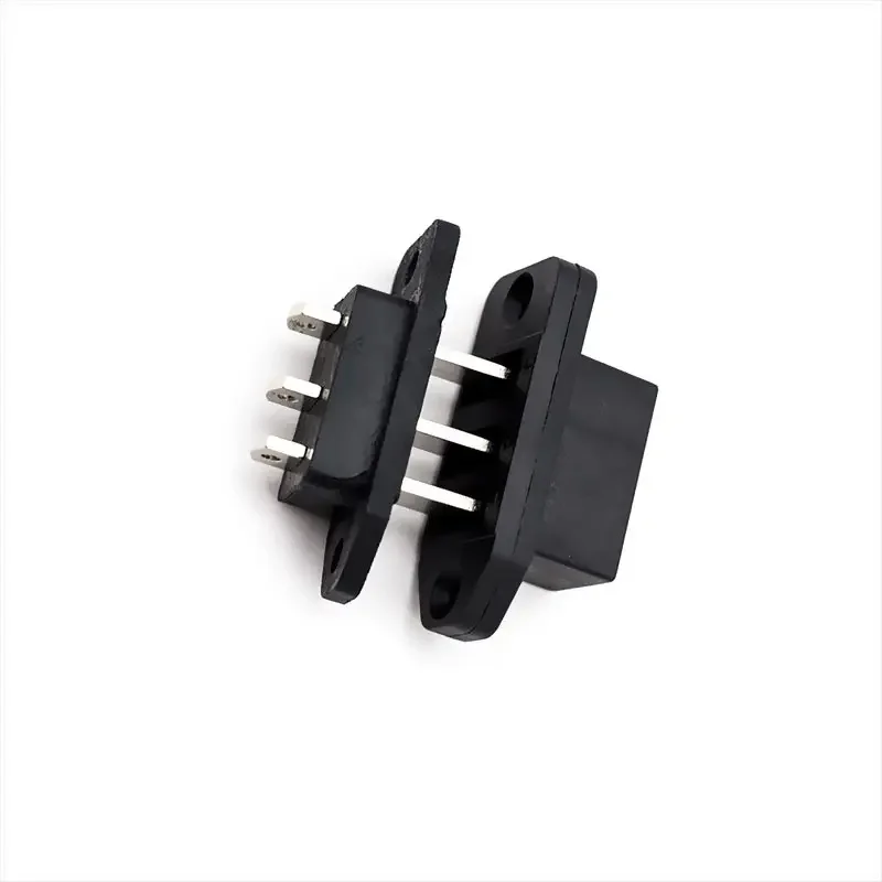 3Pin Scooter Battery Connector Vertical 3 pin Power Plug With Large Spacing Interface Battery Connector Cell Power Adapter