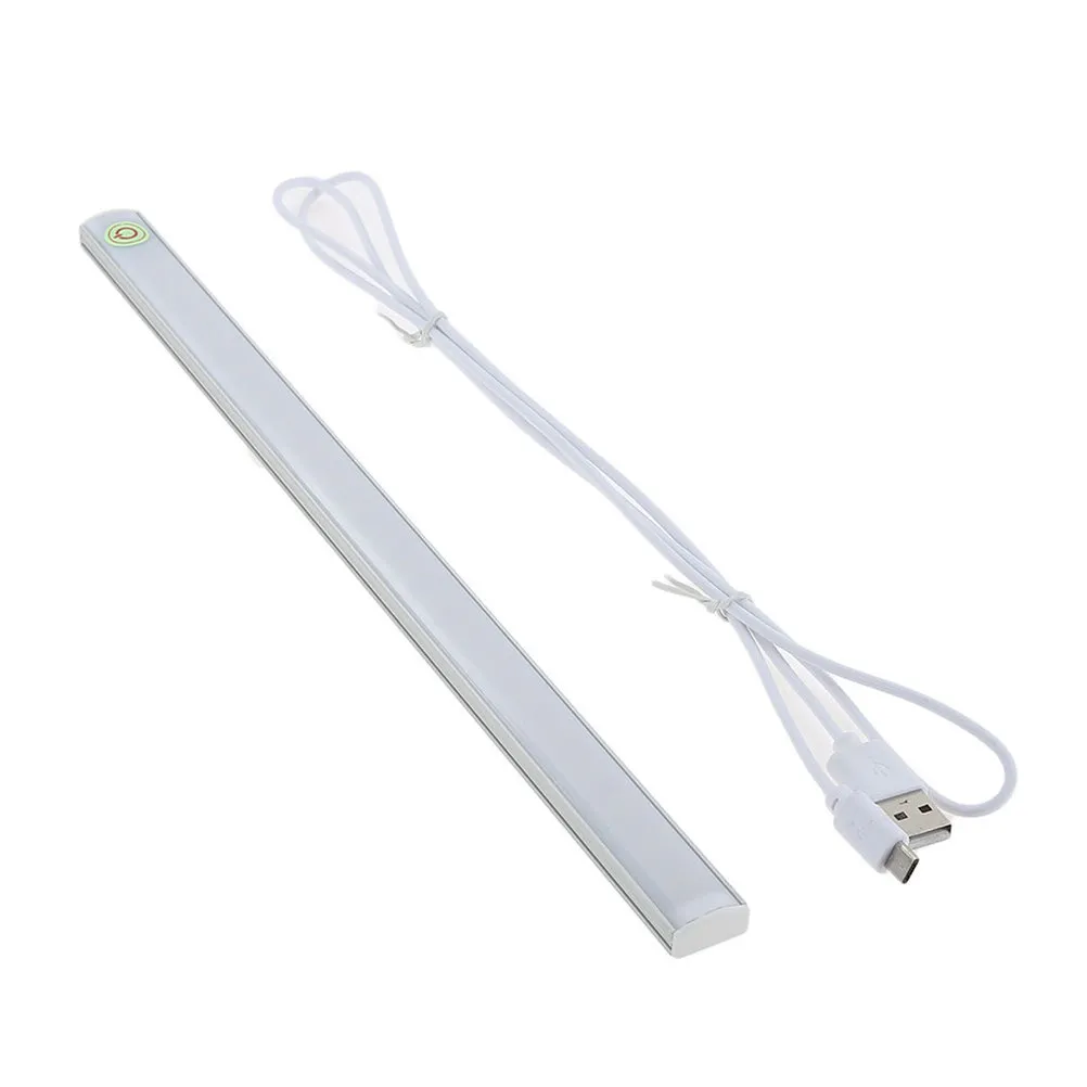 

21 LED USB Powered Motion Sensor Night Light Bar Touch Dimmable for Stairs Closet Cabinet Wardrobe Drawer Basement Bathroom