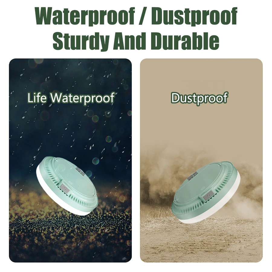 USB Rechargeable LED Camping Lantern Remote Control Portable Camping Torch with Strong Magnet Outdoor Emergency Lantern 4800Mah