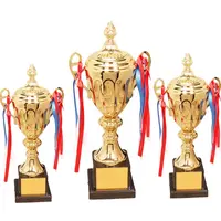 Trofeo de Oro con tapa para juegos deportivos, modelo de Metal campeón, premio pequeño, suministro de recompensa escolar, juguete