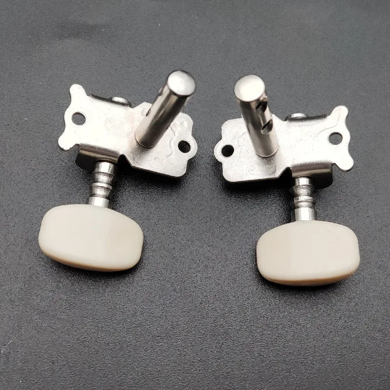 6PC Nickel-Plated Left And Right Hand Guitar Tuning Pegs Tuners Machine Head for Acoustic Guitar