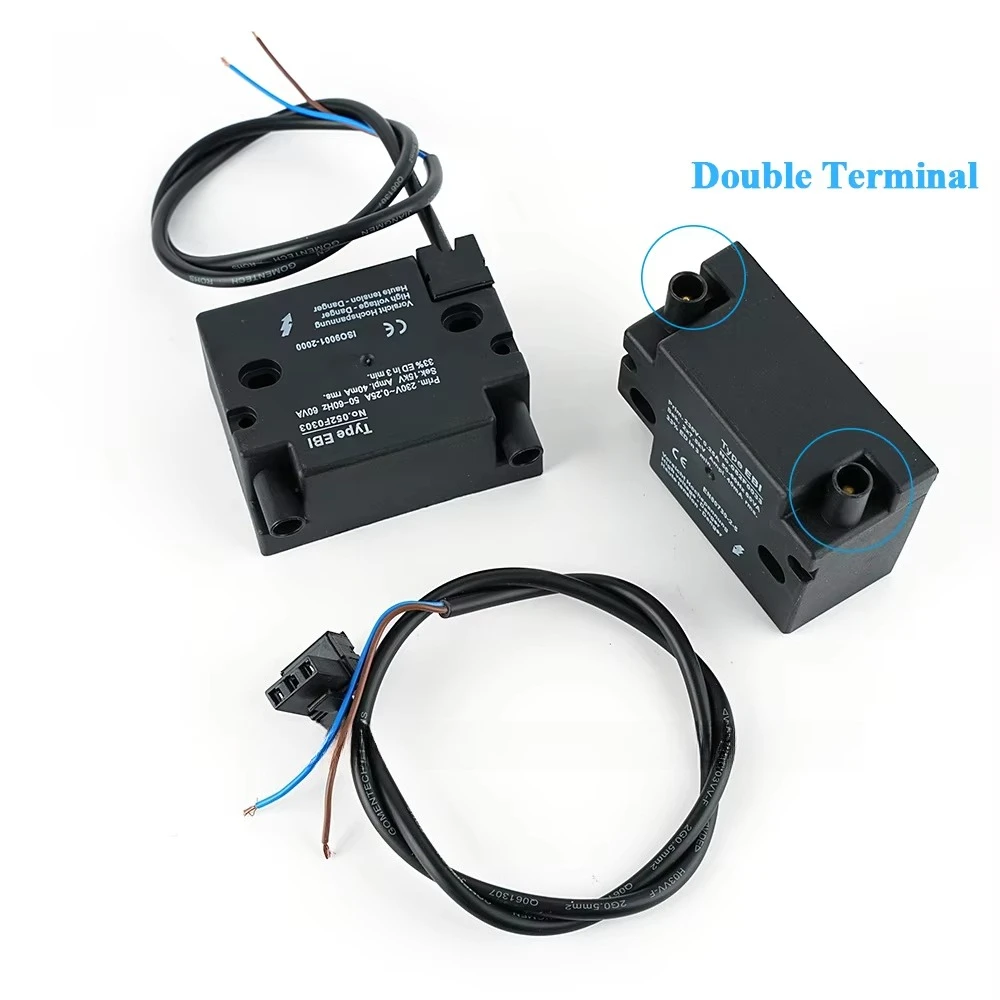220V High Voltage Pulse Ignition Transformer TYPE EBI, Fuel Burner Igniter for Diesel Methanol Waste Oil Burner