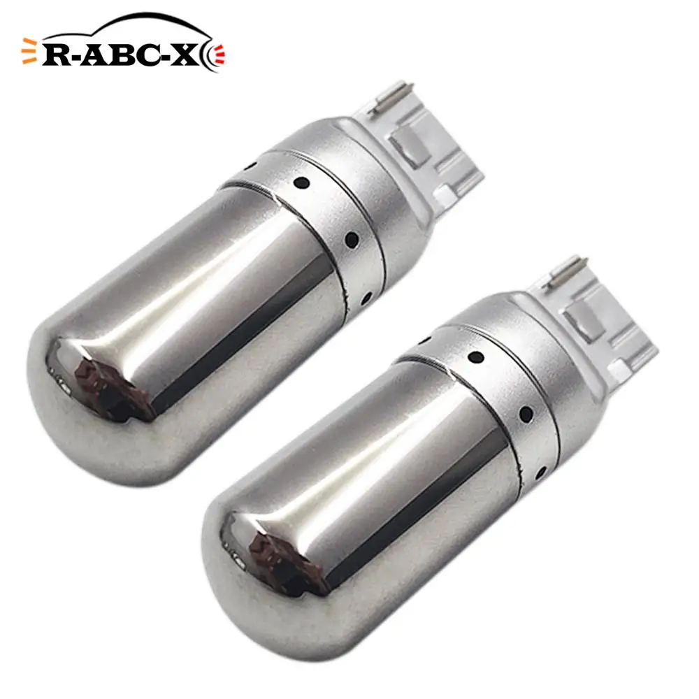 

RUIANDSION 2Pcs 7440 T20 LED Reverse Light Bulb 500 Lumens 6000K White Backup Parking Lamp 12-30V Compatible Plug and Play