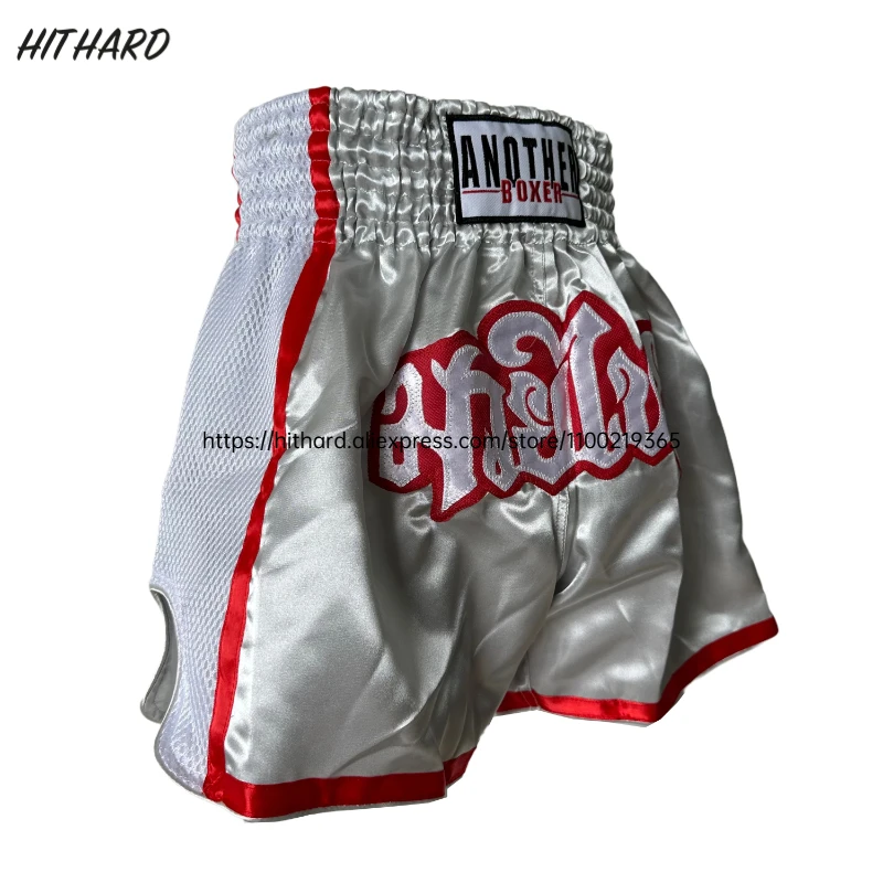 Thai Boxing Shorts Men Women Child Muay Thai Shorts Classic Fight Kickboxing Pants Gym MMA Martial Arts Jiujitsu Combat Trunks