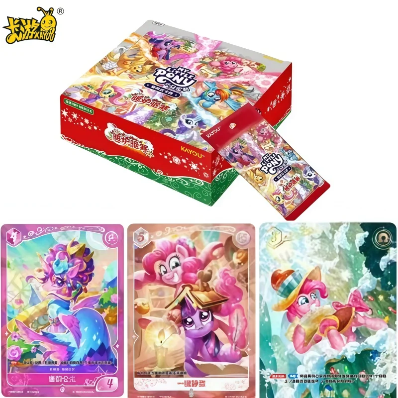 

Коллекционный набор карточек KAYOU My Little Pony: обменные карточки, согревающая печь от холода, анимационная игра, коллекционная игрушка, подарок