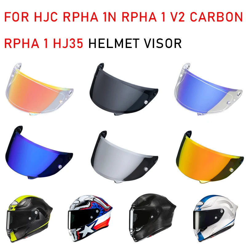 

Rpha1N Motorcycle Helmet Visor Lens For HJC RPHA 1 RPHA 1 V2 CarbON Anti-UV Anti-Scratch Dustproof Wind Shield Moto Parts