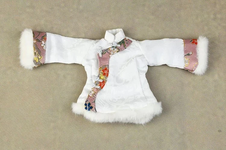 1/6 Maßstab Chinesisches Tang-Kostüm für Frauen, bedruckter Hanfu-Pferdegesichtsrock, Kapuzenumhang für 12-Zoll-Soldaten-Actionfigur-Puppe – Detail 20