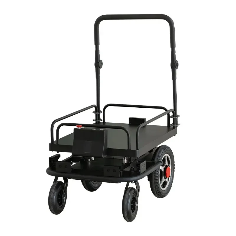 

FOLO-200 Heavy 100KG Four-wheel Cargo Trolley Automatic Human Following Cart Robot