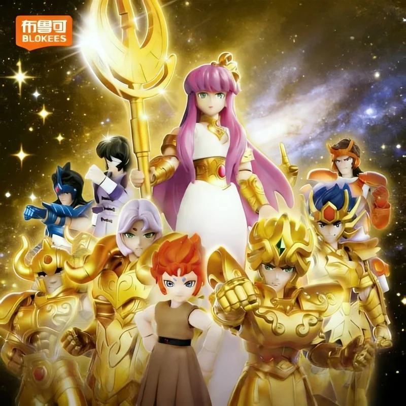 

Hot Blokees Saint Seiya Galaxy Version Vol.3 Athena Saori Kido Galaxy Version Anime Action Figure Model Toy Birthday Gift