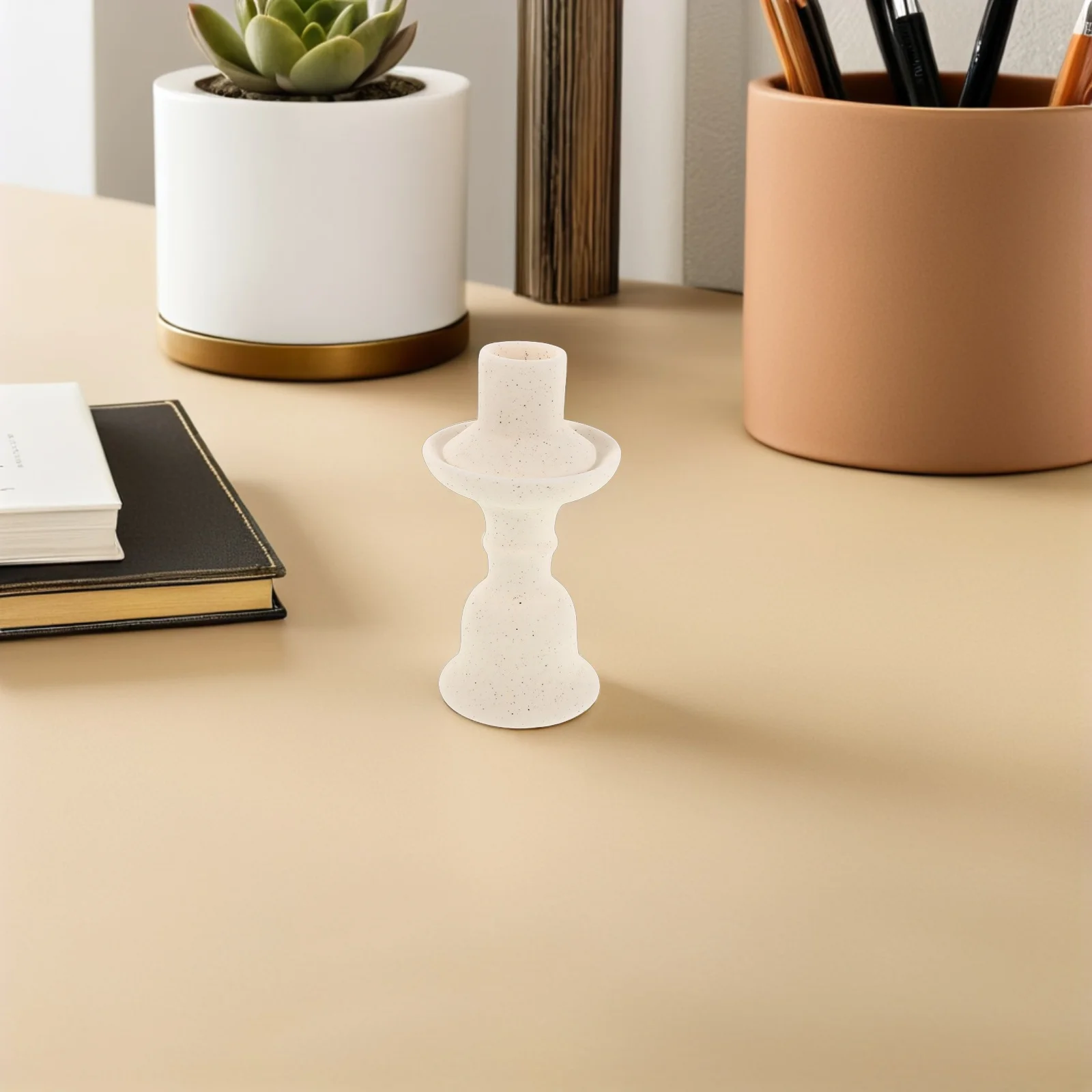 

Ceramic Taper Holder Modern Porcelain Design Centerpiece Table Decor Living Room Wedding Porcelain Candlestick Holder