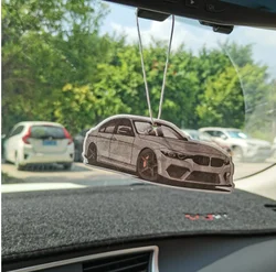 Hot Sale Car Air Freshener Hanging Auto Rearview Mirror Perfume Pendant Solid Paper JDM For BMW F30 E46 E90 M3 M4 M5 Accessories