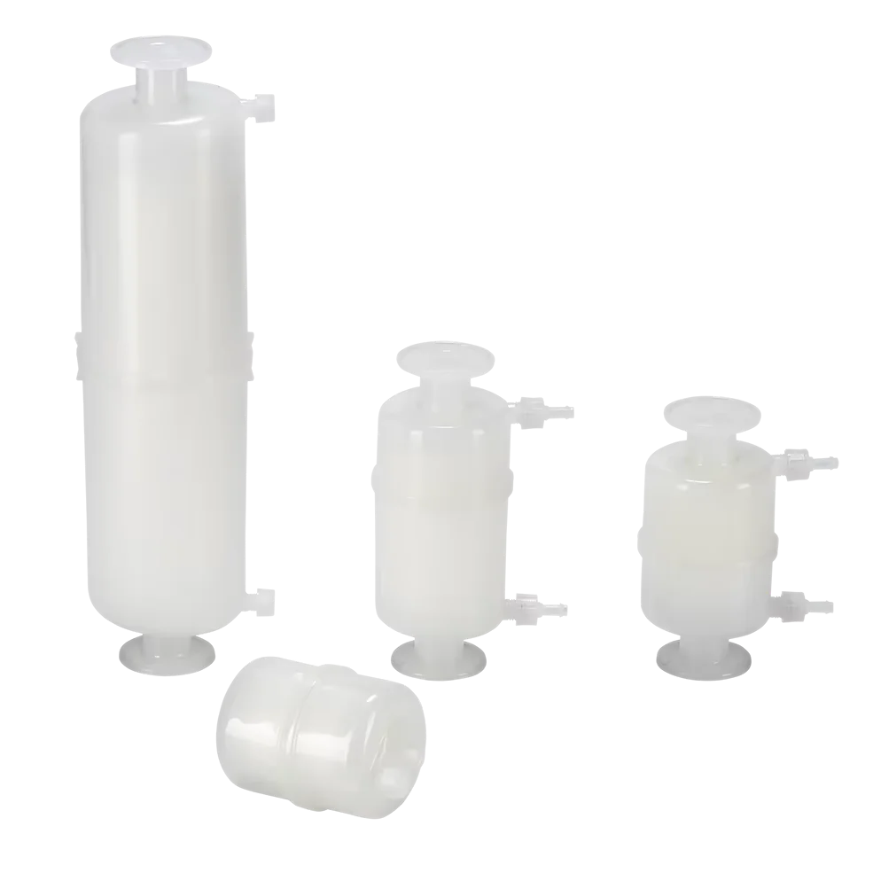 Hot Selling Naturally Hydrophobic Membrane Disposable Capsule Filter For Vent Filter In Laboratory PTFE 0.45 Micron