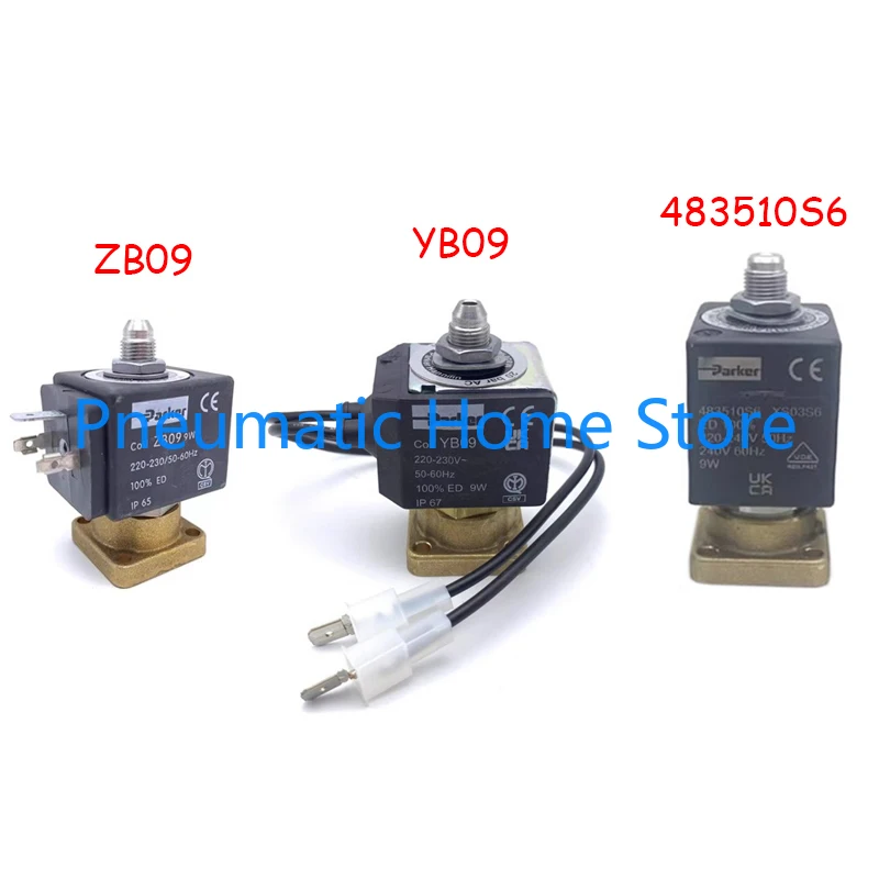 

Semi-automatic Coffee Machine Brewing Head Solenoid Valve Parker ZB09 483510S6 230V EXPOBAR YB09 Wega/ASTORIA/SANREMO/NUOVA