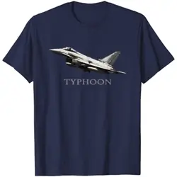 Raf Typhoon Fighter Plane Eurofighter Men T-Shirt Short Sleeve Casual Cotton O-Neck Summer Shirt