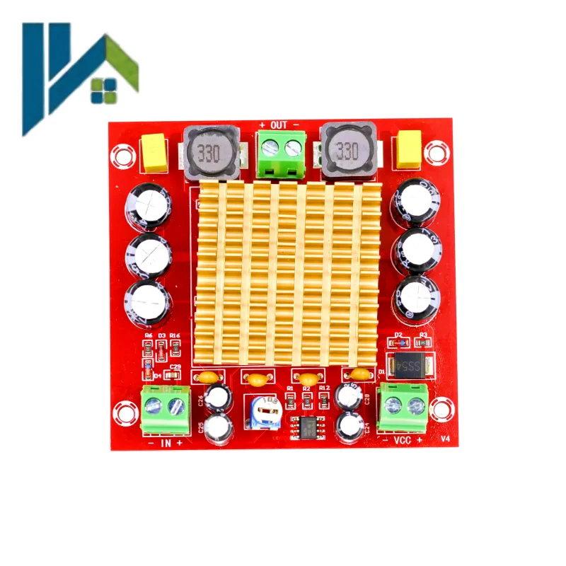 XH-M544 150W Mono Digital Amplifier Board TPA3116DA High Power Class D Audio Amp Module DC12-26V For Subwoofer DIY Speaker