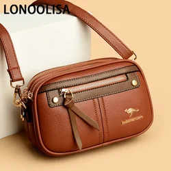 3 Layers Luxury Designer Purses and Handbags Women Bag High Quality Leather Shoulder Crossbody Sac Corssbody Bags for Women 2024