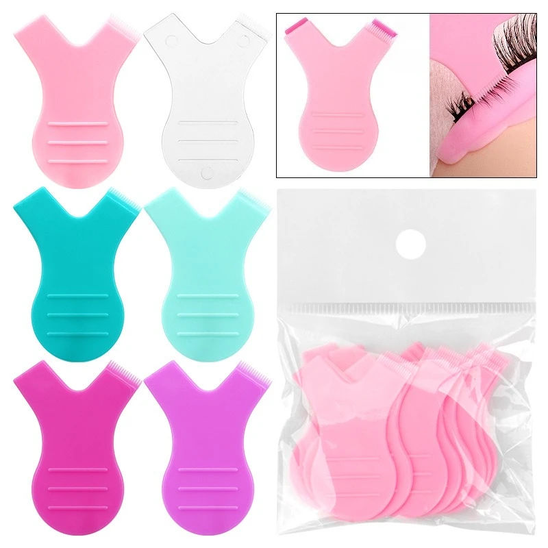 30pcs Y-Shaped Lash Lift Brush, Double-Ended Eyebrow Brush, Mascara Separator, Salon Eyelash Extension Tool Reusable Makeup Comb