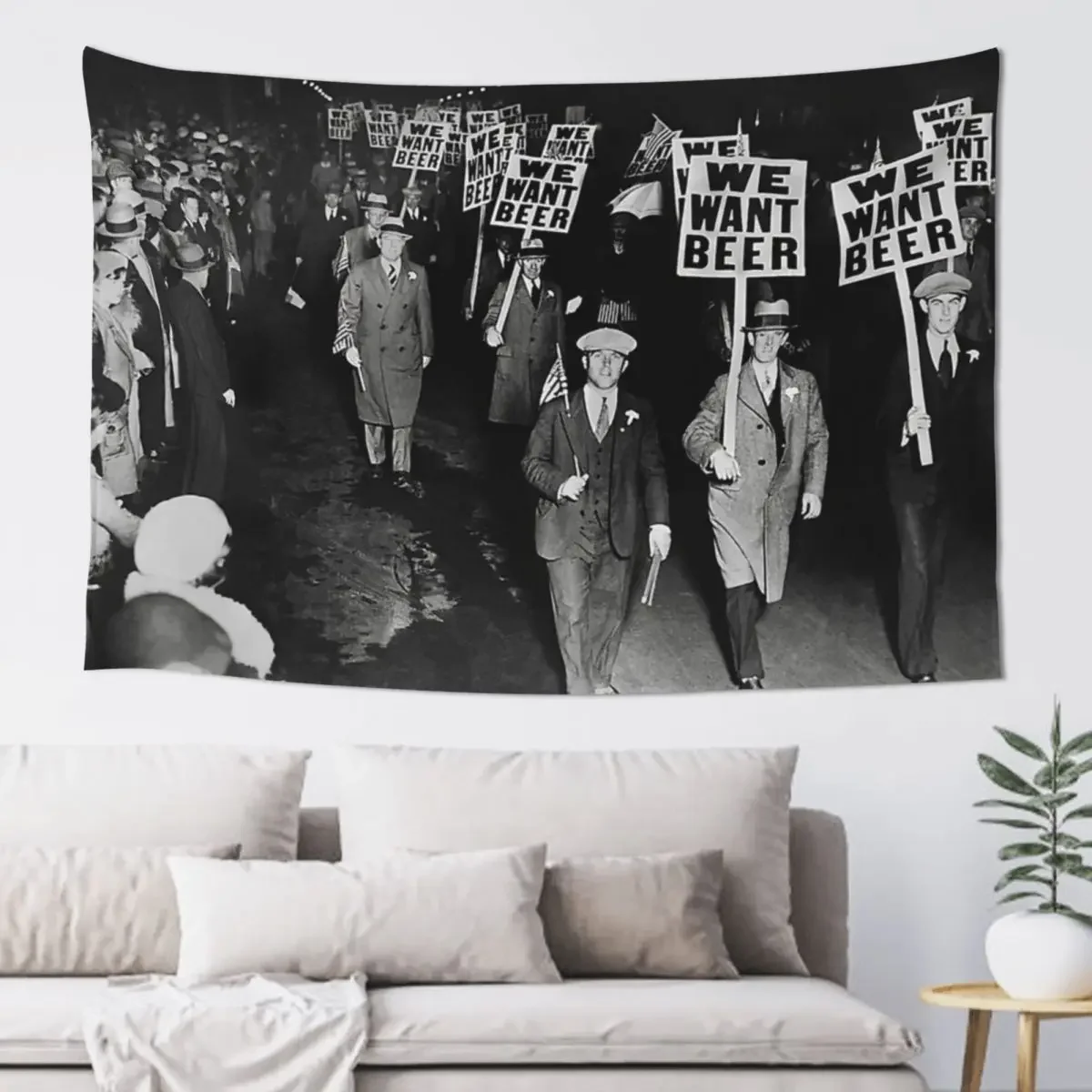 

We Want Beer Tapestry Home Supplies Wall Decoration Items Home Decorating Cute Room Decor Tapestry