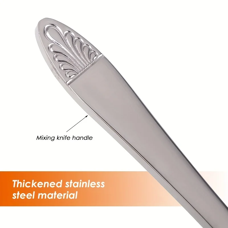 

1pc Stainless Steel Dental Plaster Spatulas Mixing Blades Cement Powder Mixing Tools Dental Instruments